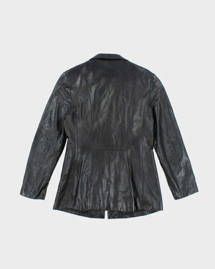 Vintage Danier Black Leather Jacket - M sold by Rokit product image thumbnail 2