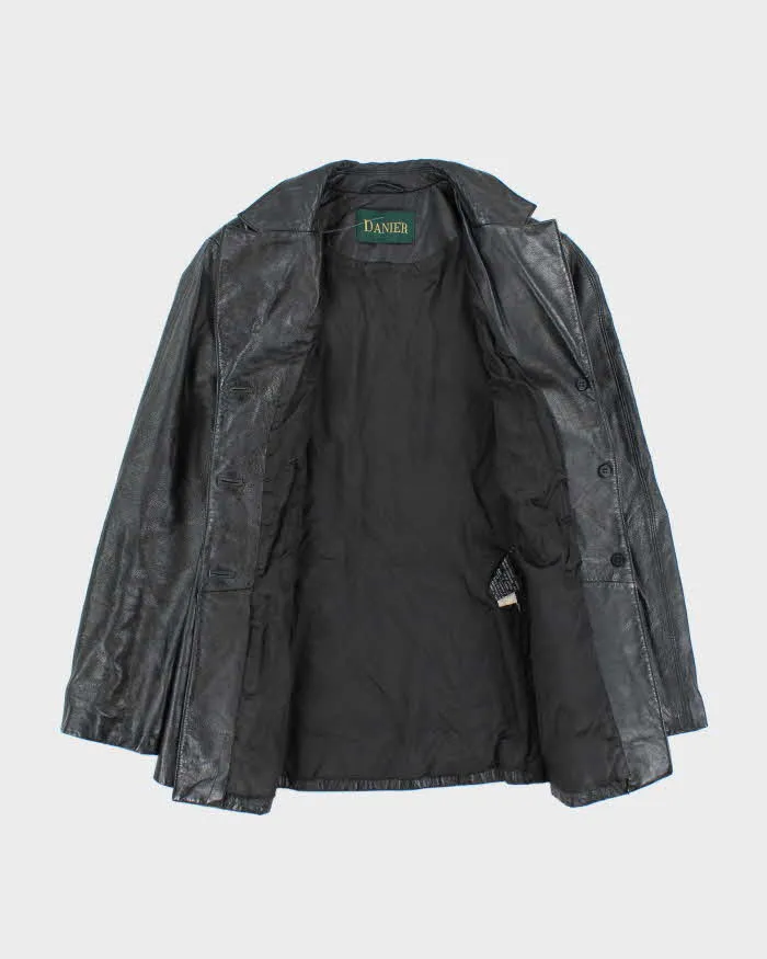 Vintage Danier Black Leather Jacket - M sold by Rokit product image thumbnail 5