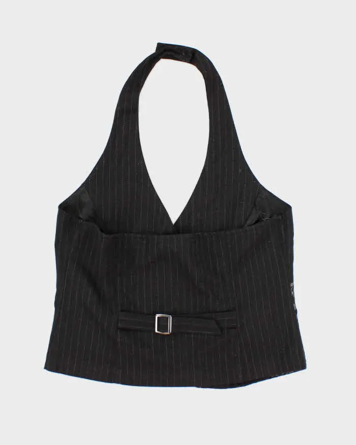 Vintage Y2k 00s Fang Waistcoat Halter Top - M sold by Rokit product image thumbnail 2