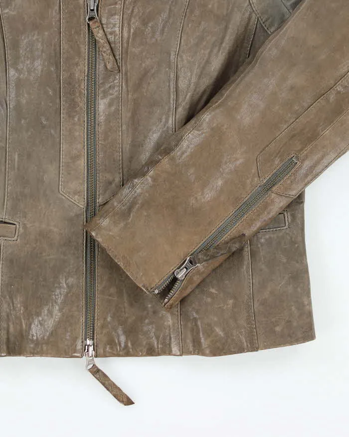 Vintage Danier Leather Zip-Up Jacket - M sold by Rokit product image thumbnail 4