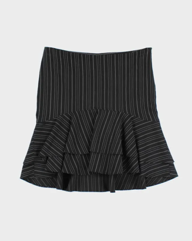 Vintage Y2k 00s Costa Blanca Stripe Ruffle Skirt - S sold by Rokit