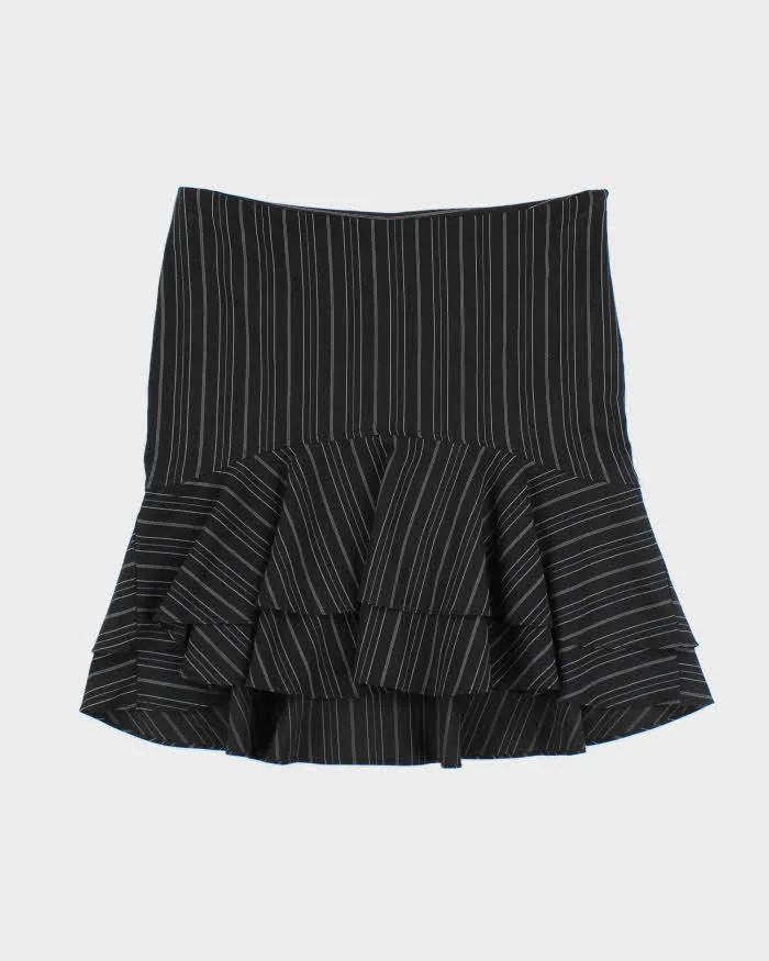 Vintage Y2k 00s Costa Blanca Stripe Ruffle Skirt - S sold by Rokit