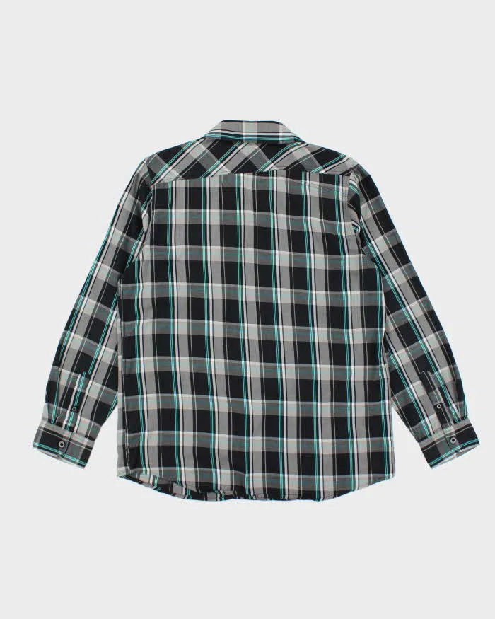 Vintage Y2k 00s Oakley Checked Long Sleeve Oversized Shirt - M sold by Rokit product image thumbnail 2