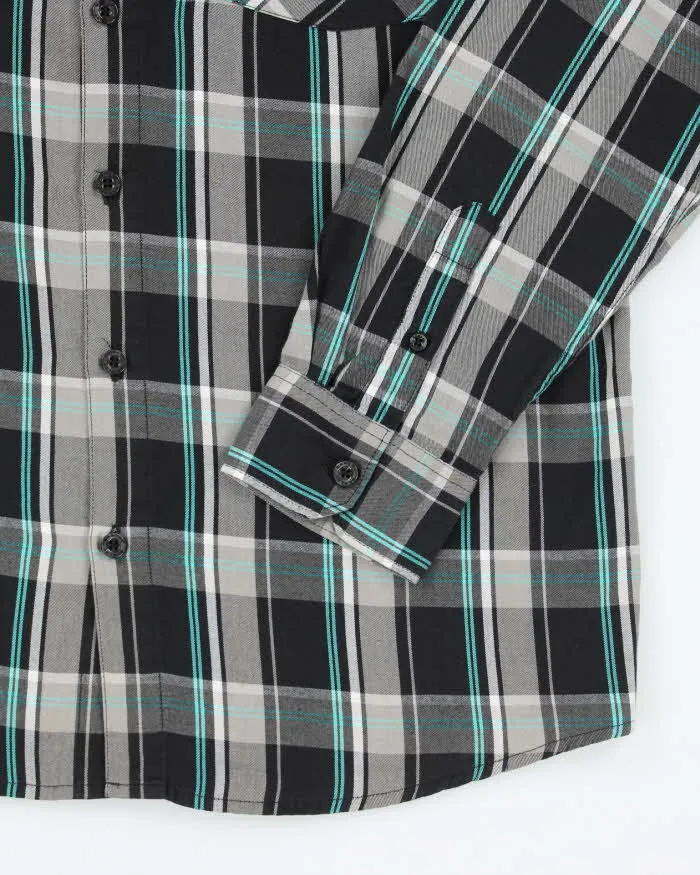 Vintage Y2k 00s Oakley Checked Long Sleeve Oversized Shirt - M sold by Rokit product image thumbnail 4