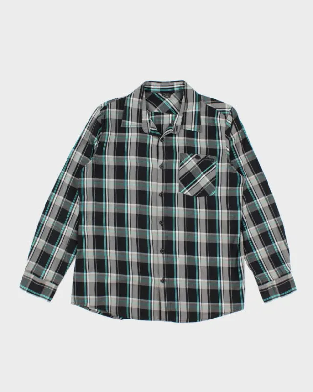 Vintage Y2k 00s Oakley Checked Long Sleeve Oversized Shirt - M sold by Rokit