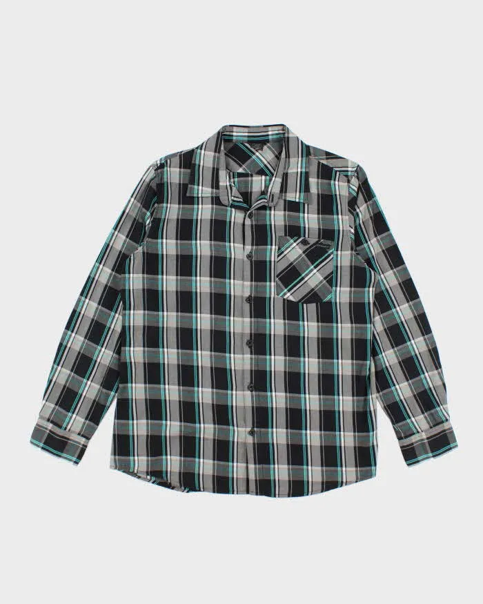 Vintage Y2k 00s Oakley Checked Long Sleeve Oversized Shirt - M sold by Rokit