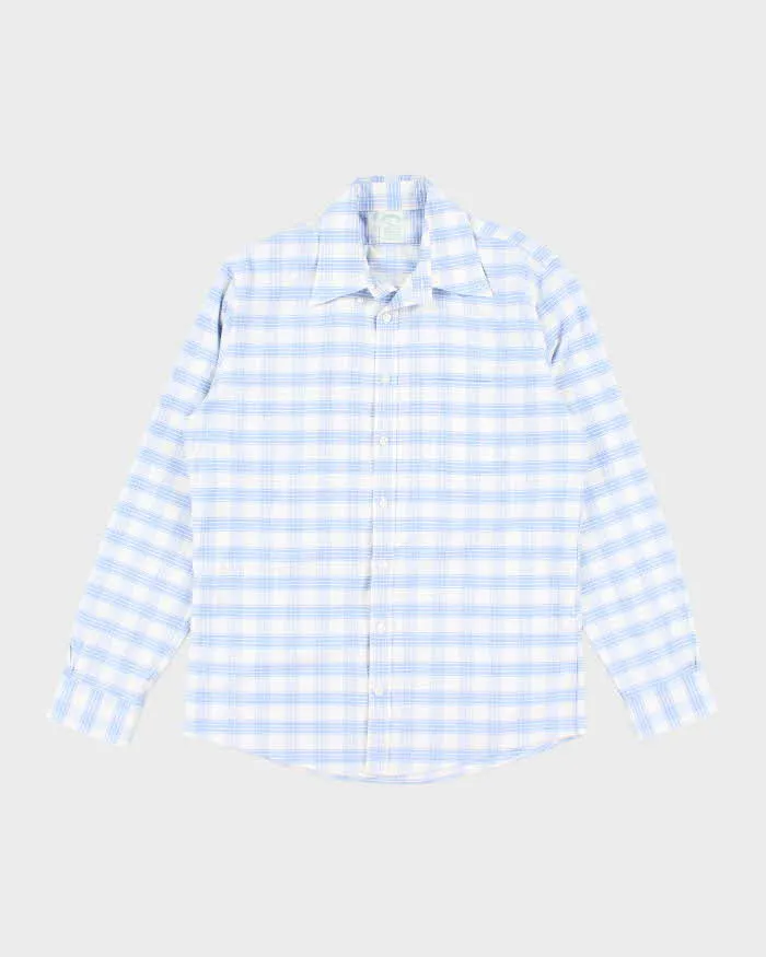 Vintage Brooks Brothers Checked Boxy Long Sleeve Shirt - M sold by Rokit