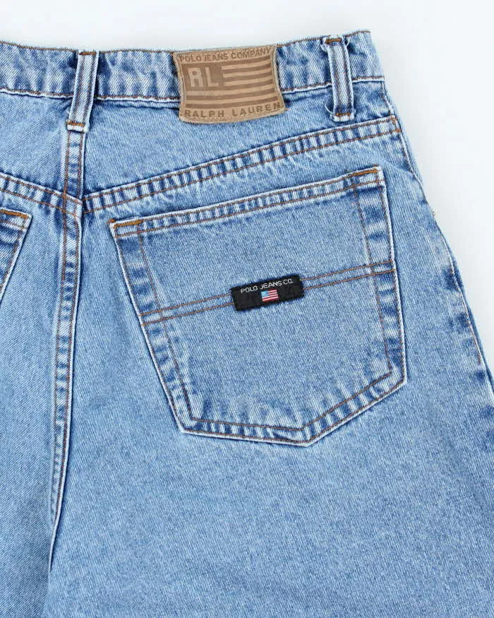 Vintage 2000's Polo Jeans Light Wash Denim Shorts - W28 L10 sold by Rokit product image thumbnail 4