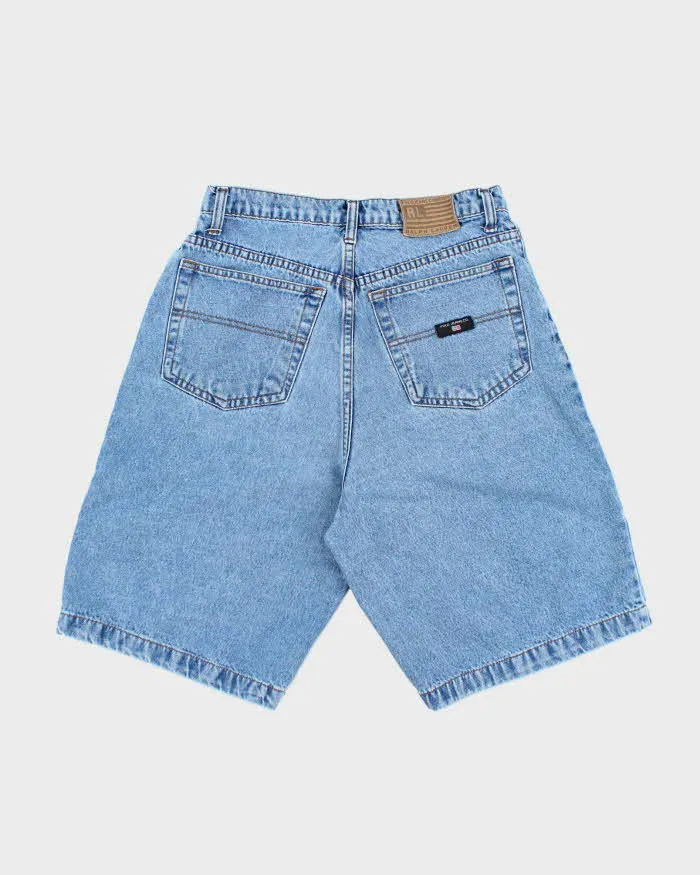Vintage 2000's Polo Jeans Light Wash Denim Shorts - W28 L10 sold by Rokit product image thumbnail 2