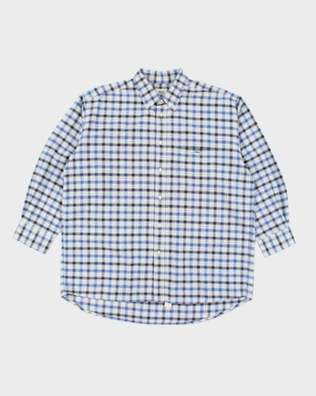 Vintage 90s Lacoste Checked Long Sleeve Shirt - XXL sold by Rokit
