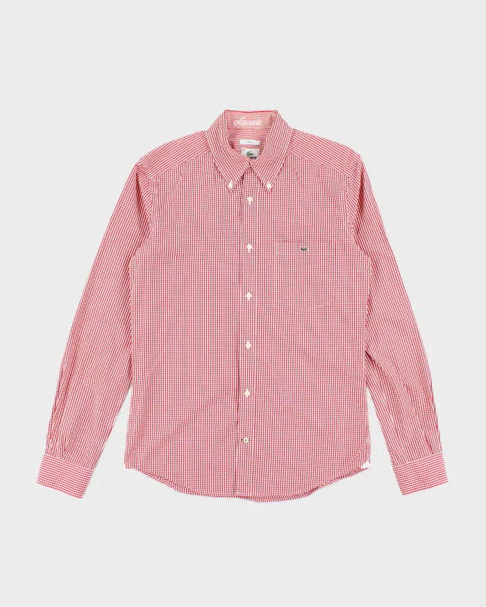 Vintage Lacoste Checked Long Sleeve Shirt - M sold by Rokit