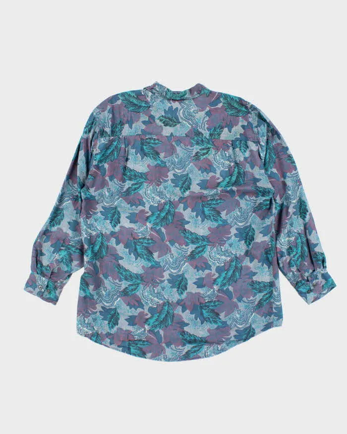 Vintage Club International Pattern Silk Shirt - XL sold by Rokit product image thumbnail 2