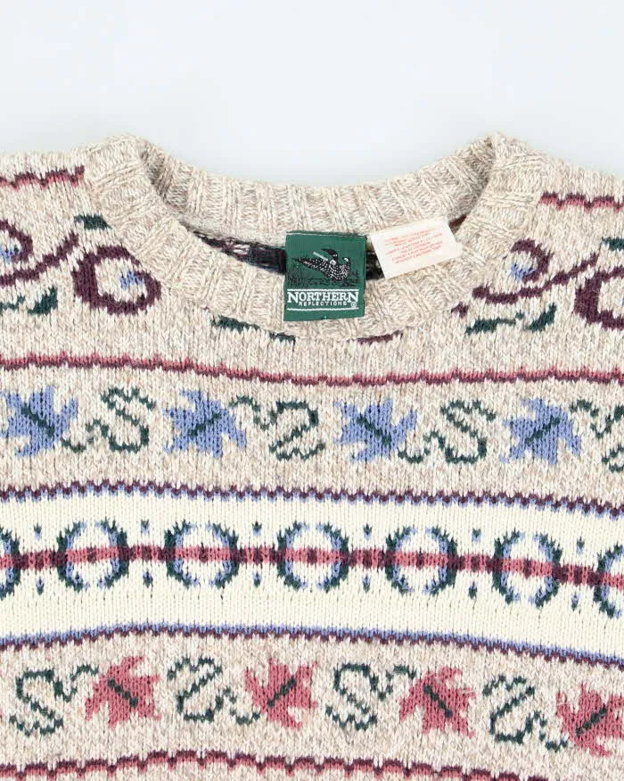 Vintage 90s Northern Reflections Wool Blend Jumper - M sold by Rokit product image thumbnail 3
