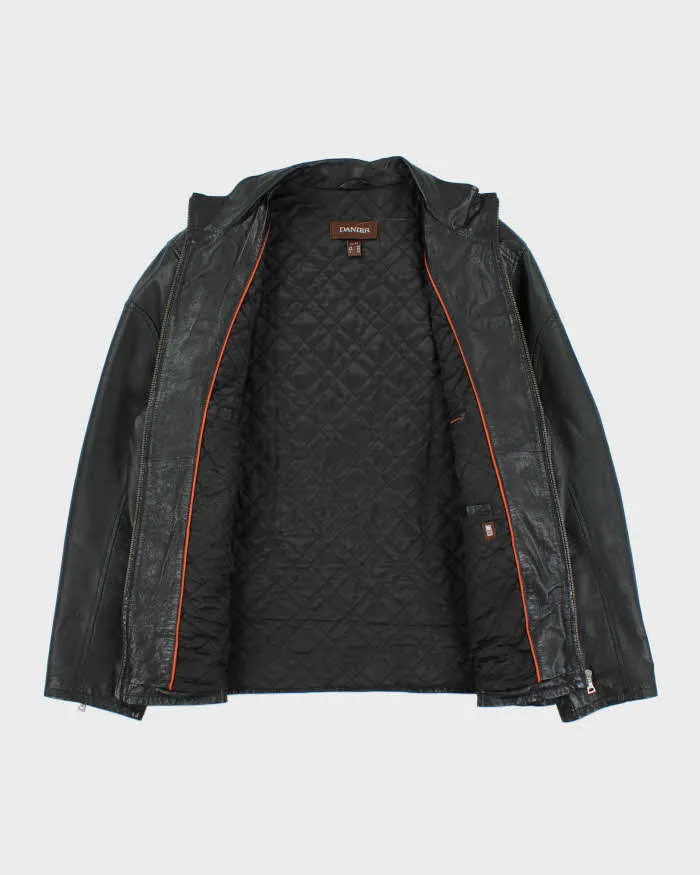 Vintage Danier Black Leather Jacket - XL sold by Rokit product image thumbnail 5
