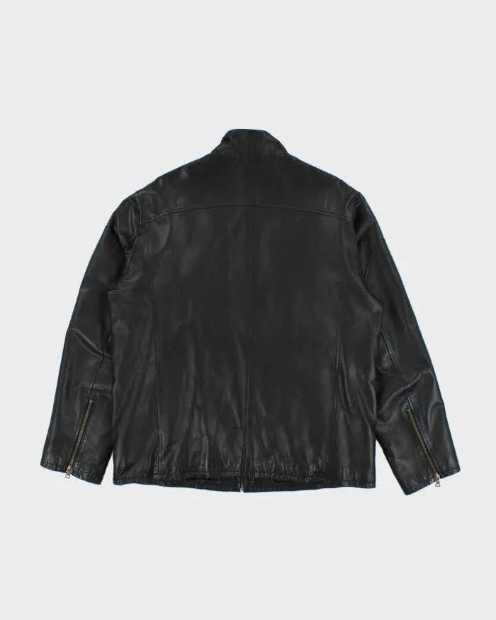 Vintage Danier Black Leather Jacket - XL sold by Rokit product image thumbnail 2