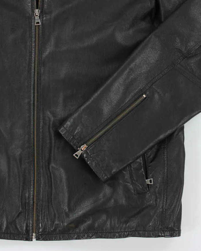 Vintage Danier Black Leather Jacket - XL sold by Rokit product image thumbnail 4
