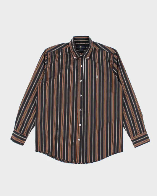Vintage Ralph Lauren Striped Long Sleeve Shirt - L sold by Rokit