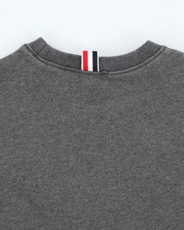 Vintage 2000's Thom Browne Four Striped Sleeve Sweatshirt - L sold by Rokit product image thumbnail 4