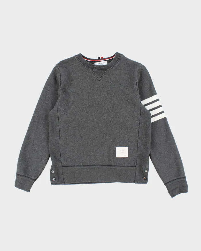 Vintage 2000's Thom Browne Four Striped Sleeve Sweatshirt - L sold by Rokit
