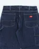 Vintage 2000's Dickies Heavyweight Dark Denim Carpenter Trousers - W34 L33 sold by Rokit