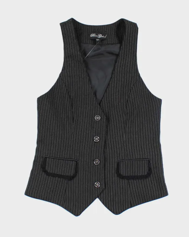 Vintage Y2k 00s Bizz Girl Waistcoat Top - S sold by Rokit