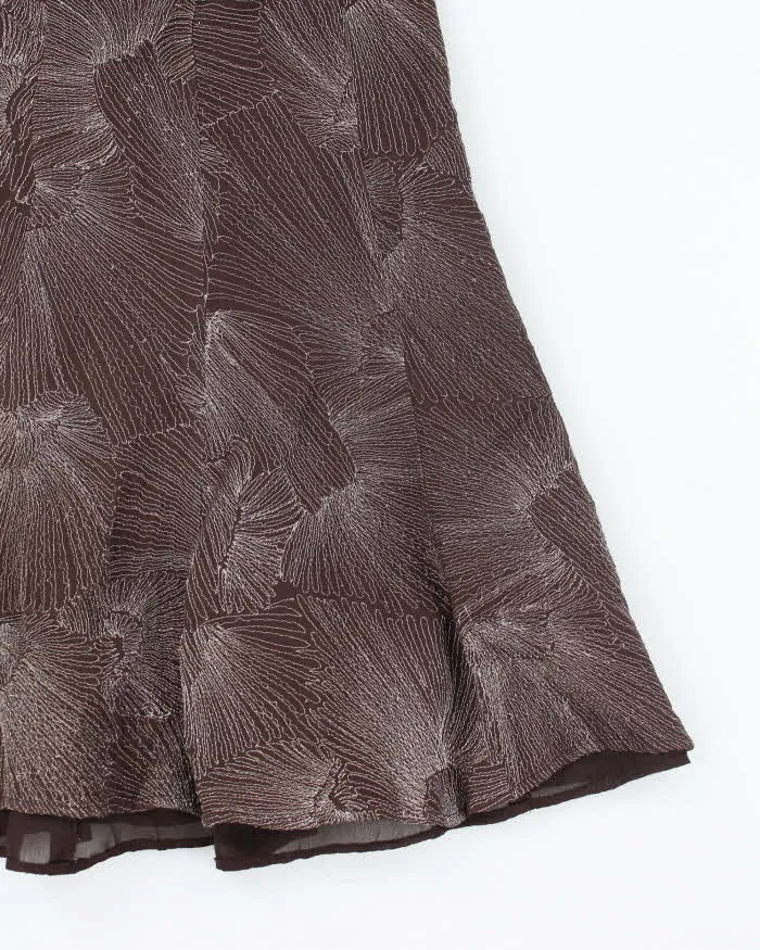Vintage Y2k 00s Etcetera Sparkly Silk Skirt - S sold by Rokit product image thumbnail 3