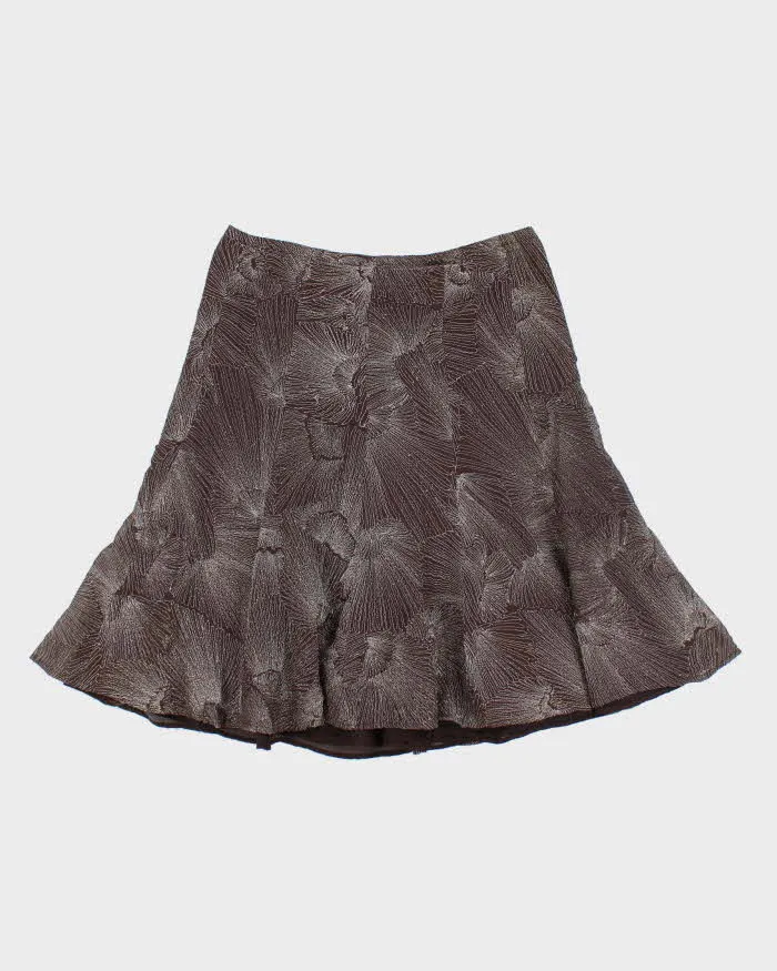 Vintage Y2k 00s Etcetera Sparkly Silk Skirt - S sold by Rokit