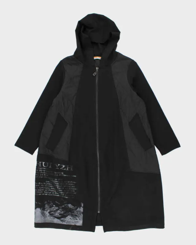 Vintage Y2k 00s Miss Clara Paris Long Hooded Jacket - XL sold by Rokit