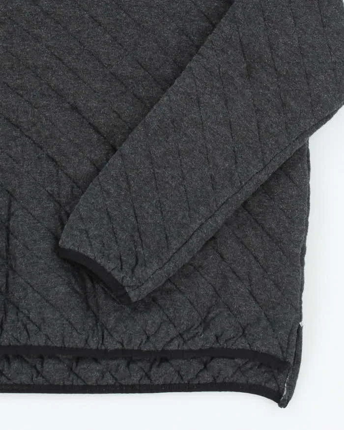 Vintage Eddie Bauer Quilted Quarter-Button Jumper - M sold by Rokit product image thumbnail 4