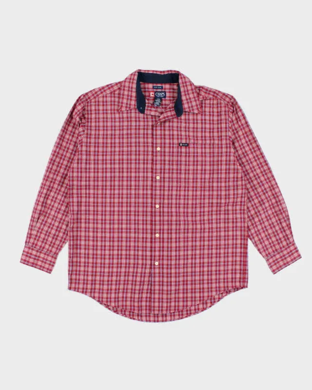 Vintage Chaps Checked Long Sleeve Shirt - XXL sold by Rokit
