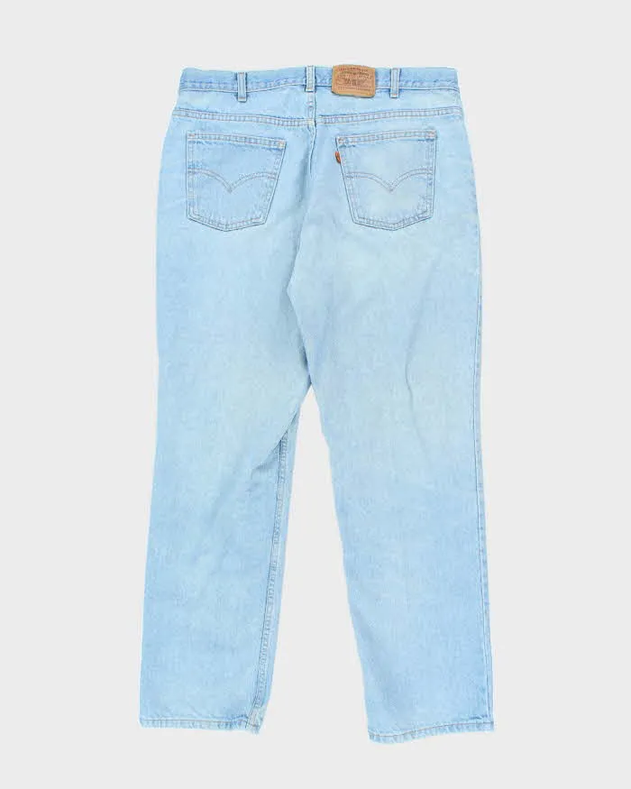 Vintage 90's Levi's Orange Tab Straight Fit Light Wash Jeans - W36 L31 sold by Rokit product image thumbnail 2