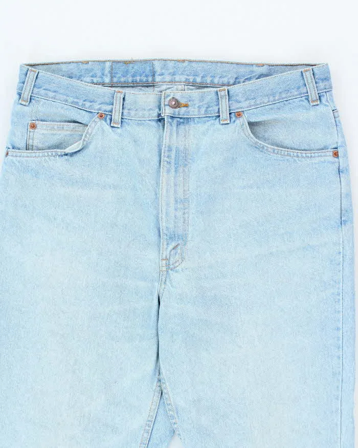 Vintage 90's Levi's Orange Tab Straight Fit Light Wash Jeans - W36 L31 sold by Rokit product image thumbnail 3