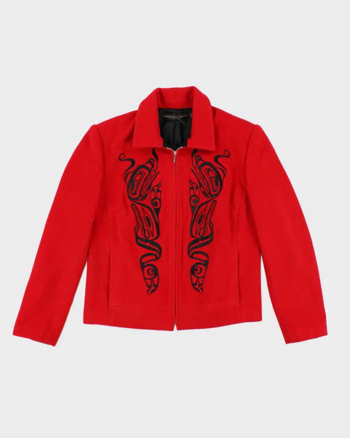 Vintage Dorothy Grant Wool & Cashmere Blend Jacket - L sold by Rokit