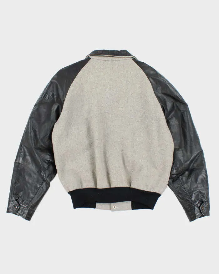 Vintage 70's Embroidered Leather Varsity Jacket - M sold by Rokit product image thumbnail 2