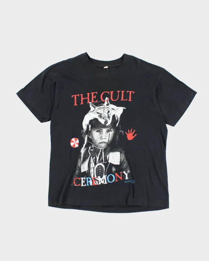 Vintage 90's The Cult Ceremony Single Stitch Band T-Shirt - L sold by Rokit