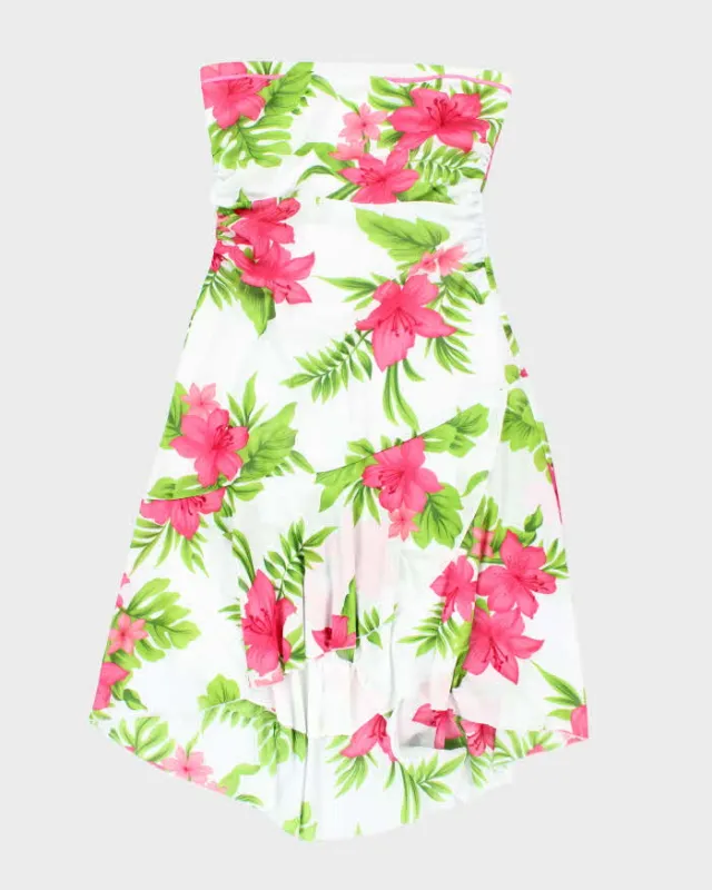 Vintage Y2k 00s Mariposa Floral Sleeveless Dress - M sold by Rokit