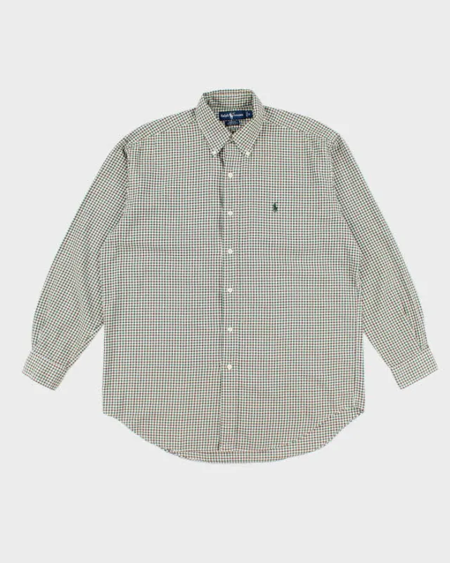Vintage 2000's Ralph Lauren Patterned Button Up Shirt - M sold by Rokit