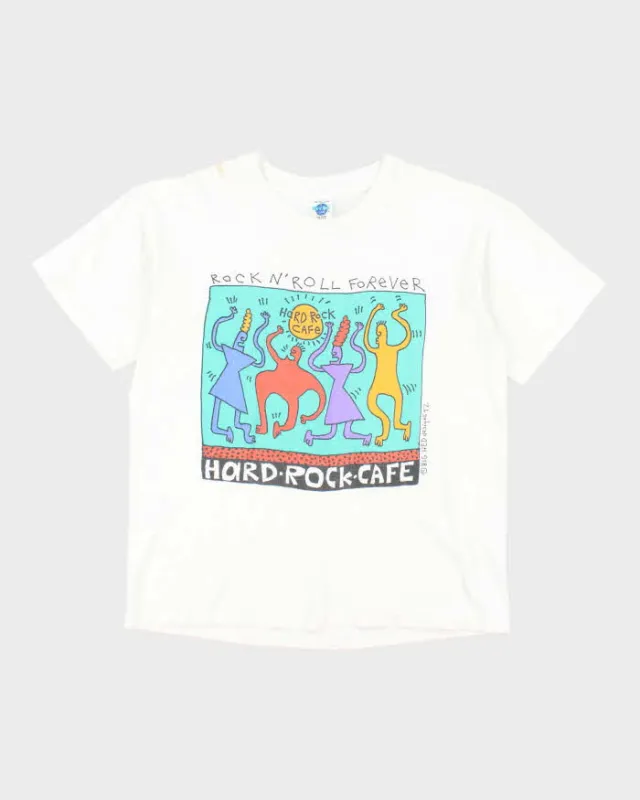 Vintage 90's Hard Rock Honolulu Artist Graphic T-Shirt - L sold by Rokit