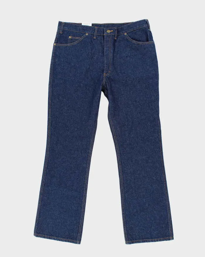 Vintage 90's Lee Bootcut Riders Dark Wash Denim Jean - W36 L32 sold by Rokit