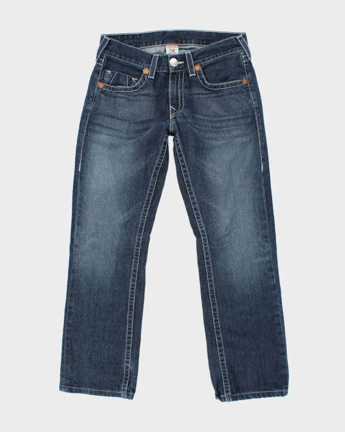 Vintage Y2K True Religion Medium Wash Straight Leg Jeans - W34 L32 sold by Rokit