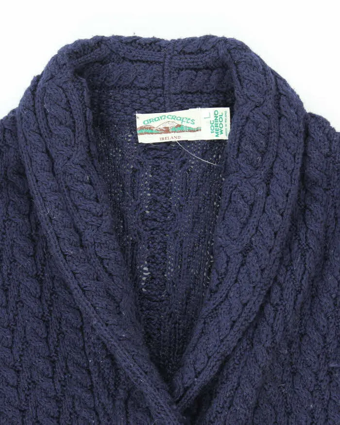 Vintage Arancrafts Merino Wool Chunky Oversized Cardigan - L sold by Rokit product image thumbnail 3