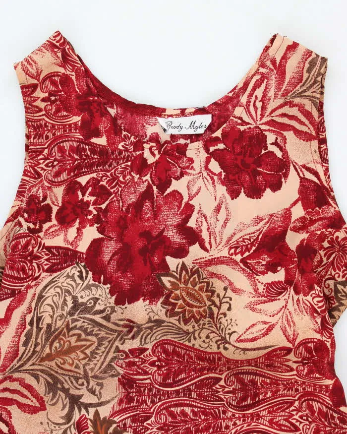 Vintage 90s Brody Myles Pattern Maxi Dress - L sold by Rokit product image thumbnail 3