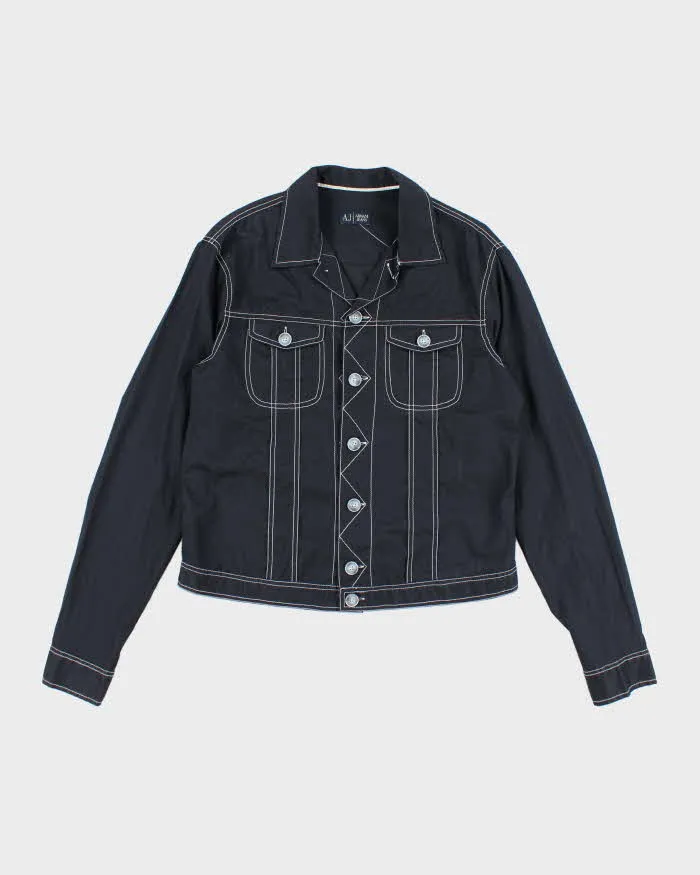 Vintage Armani Jeans Boxy Lightweight Shirt - L sold by Rokit