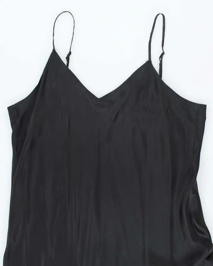 Vintage 90s Winter Silks Black Silk Slip Dress - L sold by Rokit product image thumbnail 3