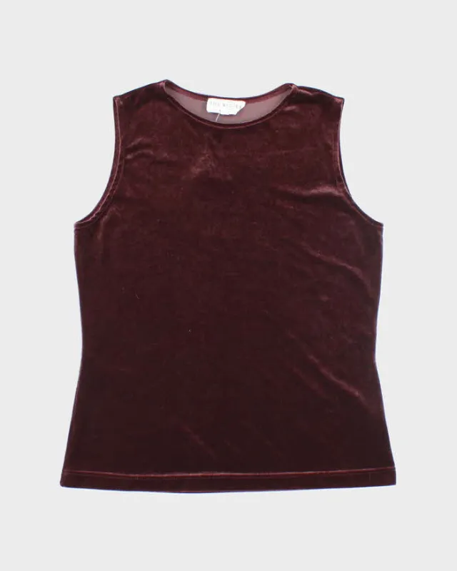 Vintage 90s The Work Connection Velvet Cami - S sold by Rokit