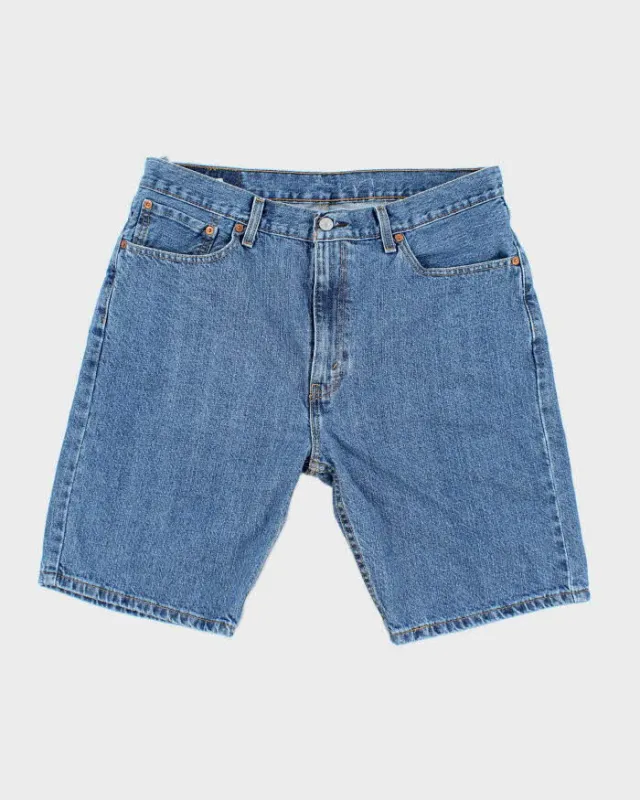 Vintage Levi's 505 Medium Wash Denim Shorts - W32 L10 made by Levi's