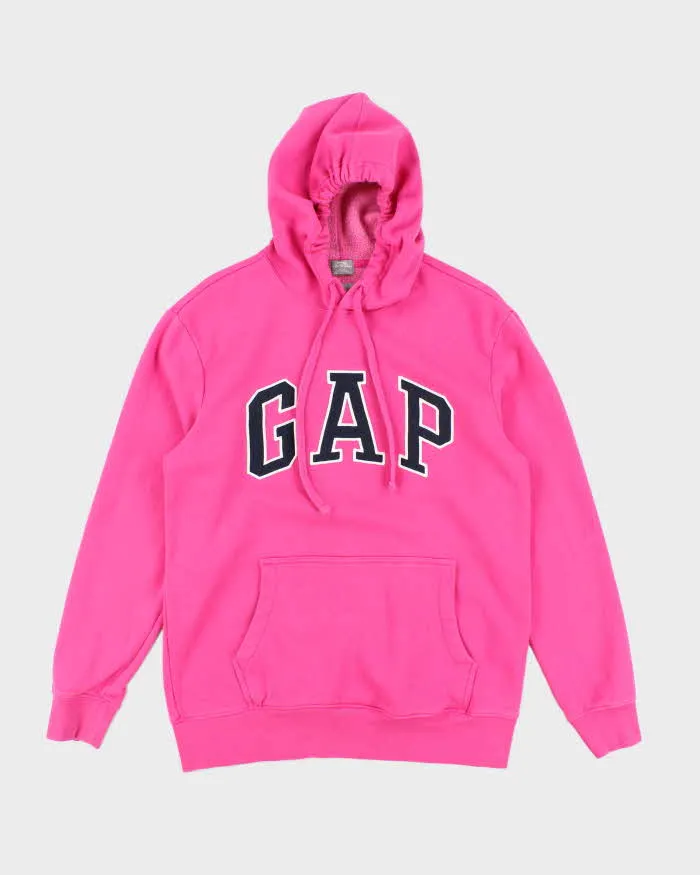 Vintage Gap Pink Logo Hoodie - S sold by Rokit