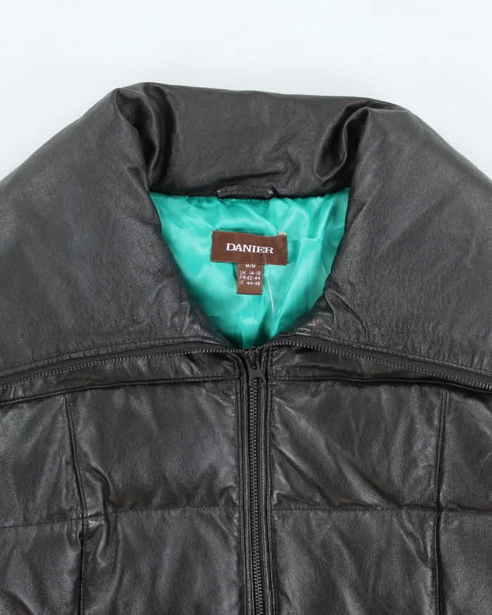 Vintage Y2K Danier Heavyweight Insulated Leather Puffer Jacket - M sold by Rokit product image thumbnail 3