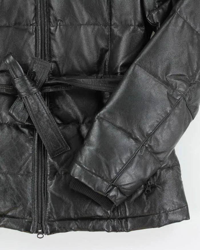 Vintage Y2K Danier Heavyweight Insulated Leather Puffer Jacket - M sold by Rokit product image thumbnail 4