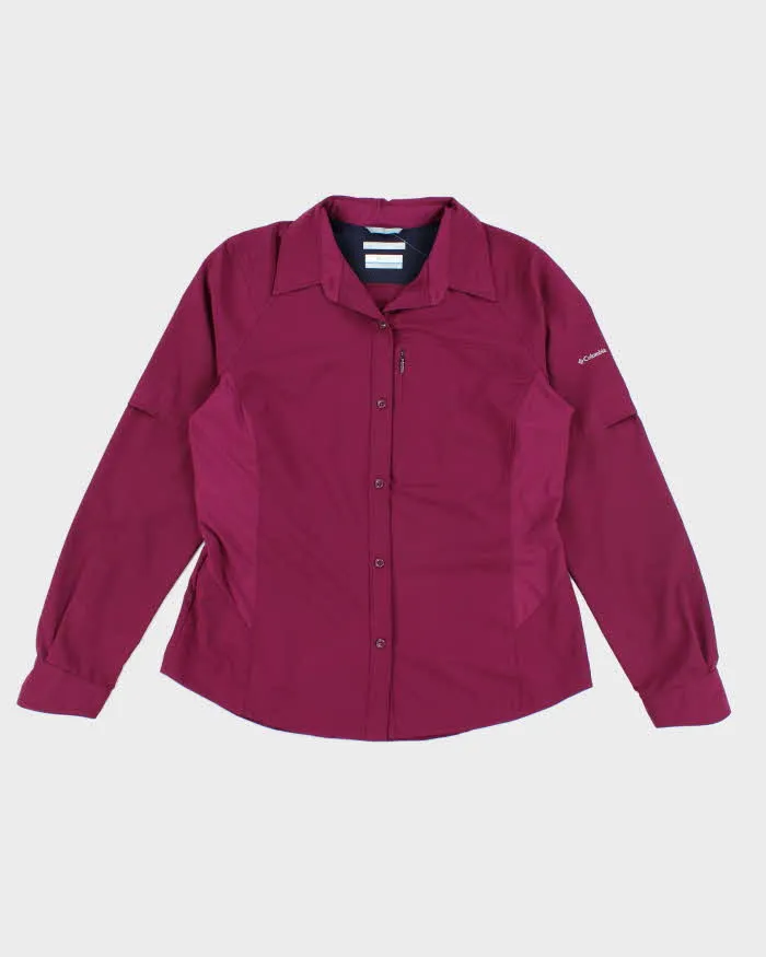 Columbia Purple Outdoors Button-Up Shirt - L sold by Rokit